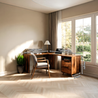 Elegant L Shaped Desk Corner For Home Office