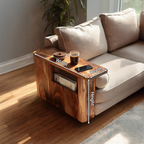 Modern Wooden Side Table For Cozy Living Room Design