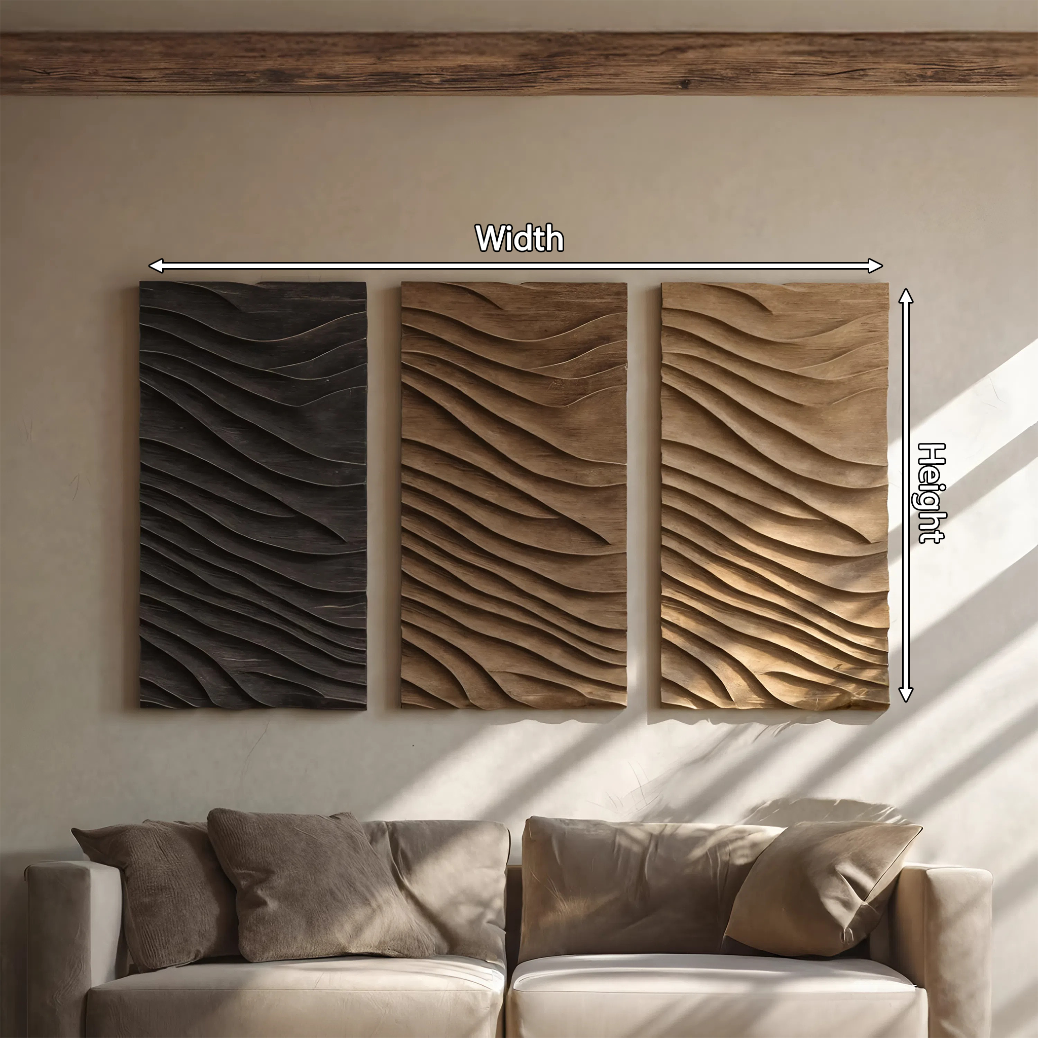 Farmhouse Wooden Wall Art For Rustic Living Room