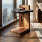 Handcrafted Wooden Side Table For Premium Furniture Look