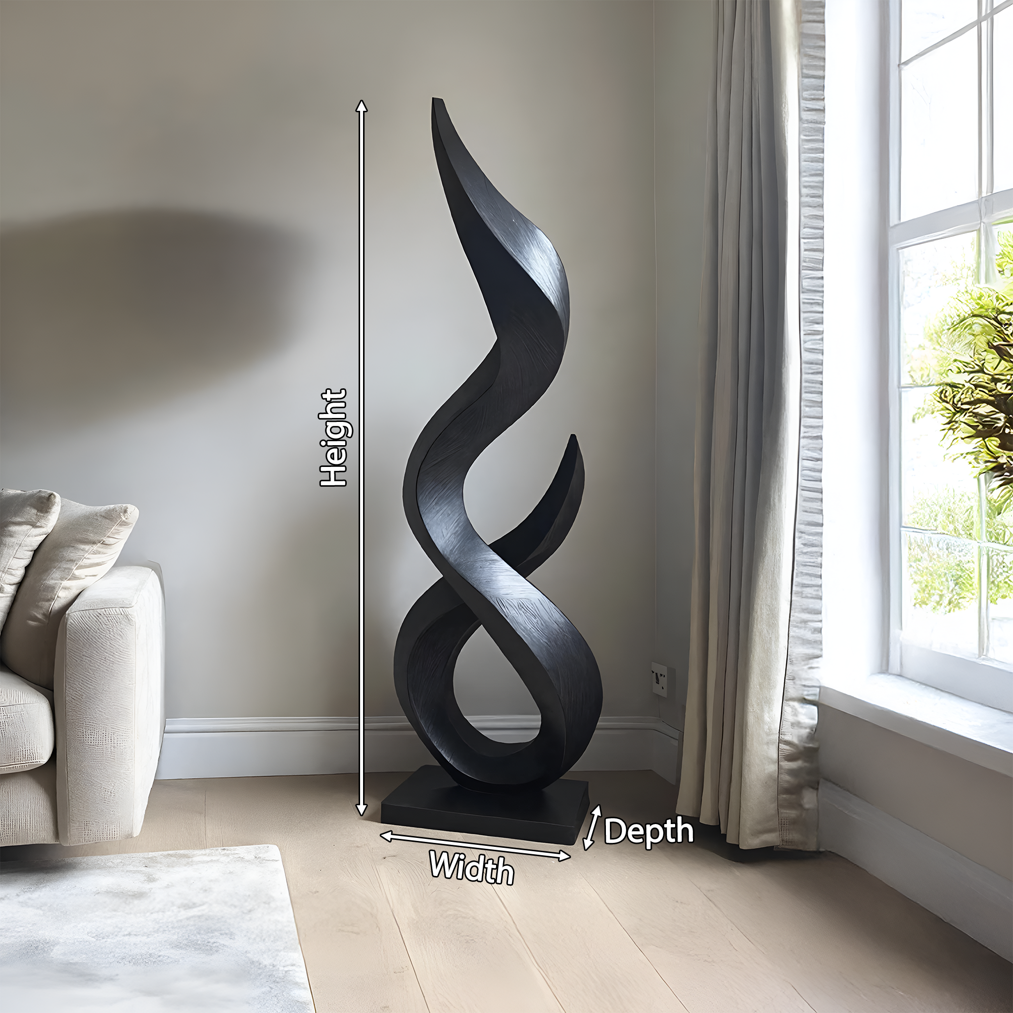 Handcrafted 3D Wood Art For Outdoor Nature-Inspired Decor