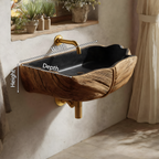 Farmhouse Solid Wood Vanity Sink For Traditional Bathroom Decor