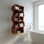 Minimal Wall Bathroom Shelf For Bathroom Interior