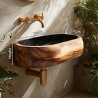 Farmhouse Wooden Vanity Sink For Bathroom Furniture Decor