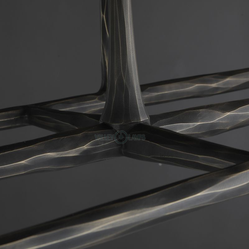 Thadrian Recatangular Chandelier 54”