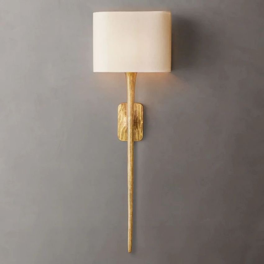 Thaddeus Artisan Forged Shaded Wall Sconce
