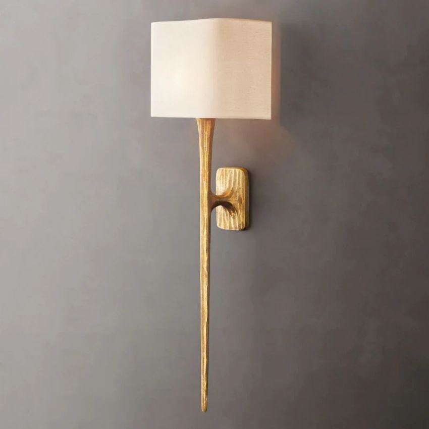 Thaddeus Artisan Forged Shaded Wall Sconce