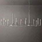 Thaddeus Artisan Forged Linear Chandelier 72"
