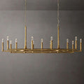 Thaddeus Artisan Forged Linear Chandelier 72"