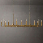 Thaddeus Artisan Forged Linear Chandelier 72"
