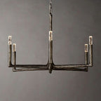 Thaddeus Artisan Forged Round Chandelier 36"