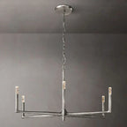 Thaddeus Artisan Forged Round Chandelier 48"