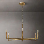 Thaddeus Artisan Forged Round Chandelier 48"