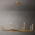 Thaddeus Artisan Forged Round Chandelier 60"