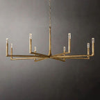 Thaddeus Artisan Forged Round Chandelier 60"