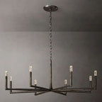Thaddeus Artisan Forged Round Chandelier 60"