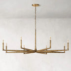 Thaddeus Artisan Forged Round Chandelier 72"