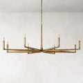 Thaddeus Artisan Forged Round Chandelier 72"