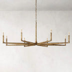 Thaddeus Artisan Forged Round Chandelier 72"