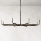 Thaddeus Artisan Forged Round Chandelier 72"