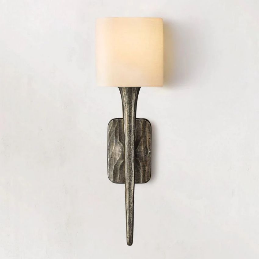 Thaddeus Artisan Forged Shaded Wall Sconce