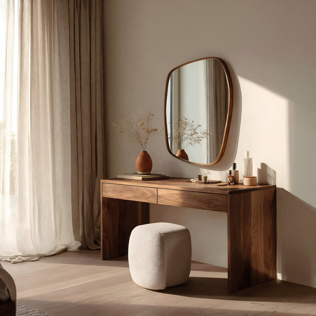 Contemporary Organic Vanity Table For Bedroom