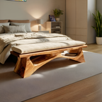 Handcrafted Solid Wood Bench For End-of-Bed Styling