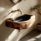 Modern Solid Wood Vanity Sink For Bathroom Decor And Furniture