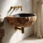 Mid Century Wooden Vanity Sink For Bathroom Furniture Design