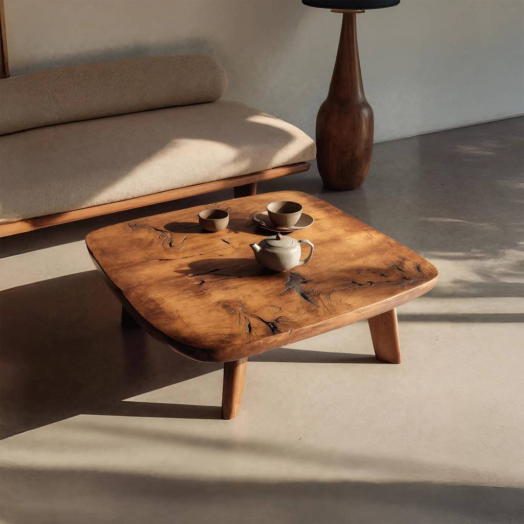 Modern Live Edge Coffee Table For Living Room Decor