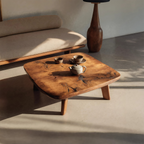 Modern Live Edge Coffee Table For Living Room Decor