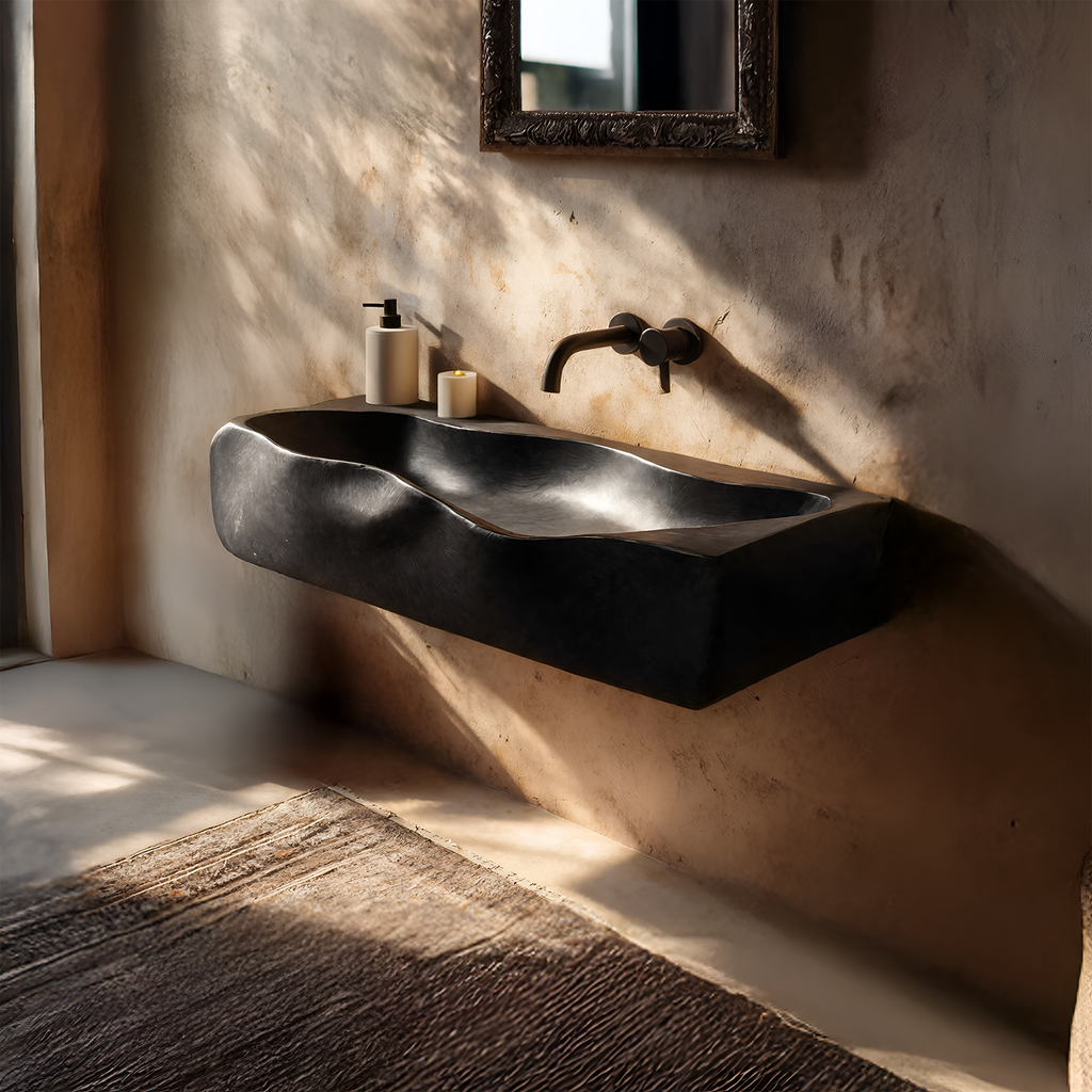 Handcrafted Live Edge Wood Vanity Sink For One Of A Kind Bathroom Decor
