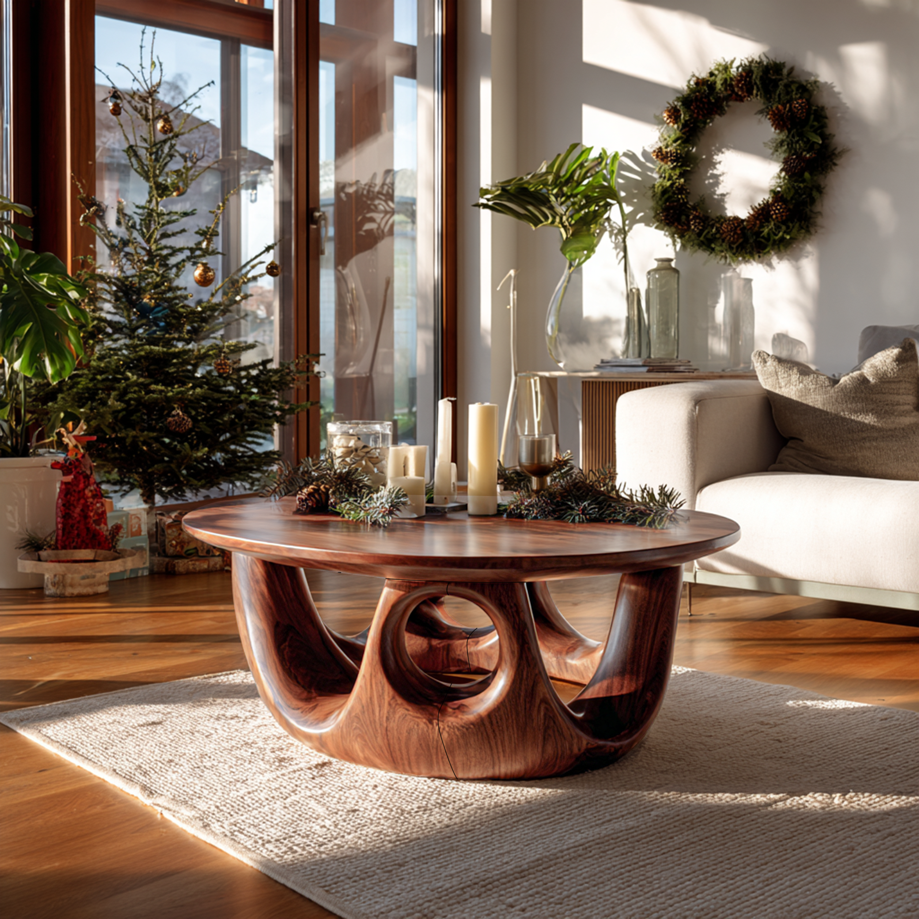 Mid Century Wooden Coffee Table For Stylish Living Room Furniture