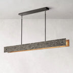 Vouvray Etched Metal Linear Chandelier 54"