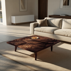 Handcrafted Irregular Coffee Table For Entryway Design