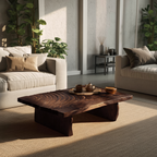 Mid Century Abstract Coffee Table For Living Room Decor