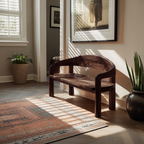 Solid Wood Live Edge Entryway Bench For Modern Interiors