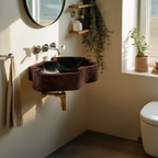 Modern Solid Wood Vanity Sink For High End Bathroom Furniture