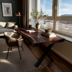 Modern Solid Wood Tabletop For Living Room Design