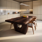 Modern Dining Table With Unique Base For Kitchen
