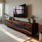 Modern Solid Wood TV Unit For Living Room Decor