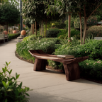 Solid Wood Entryway Bench For Foyer And Hallway Spaces