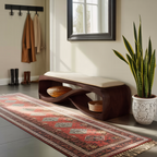 Contemporary Wooden Bench For Bedroom Furniture Decor