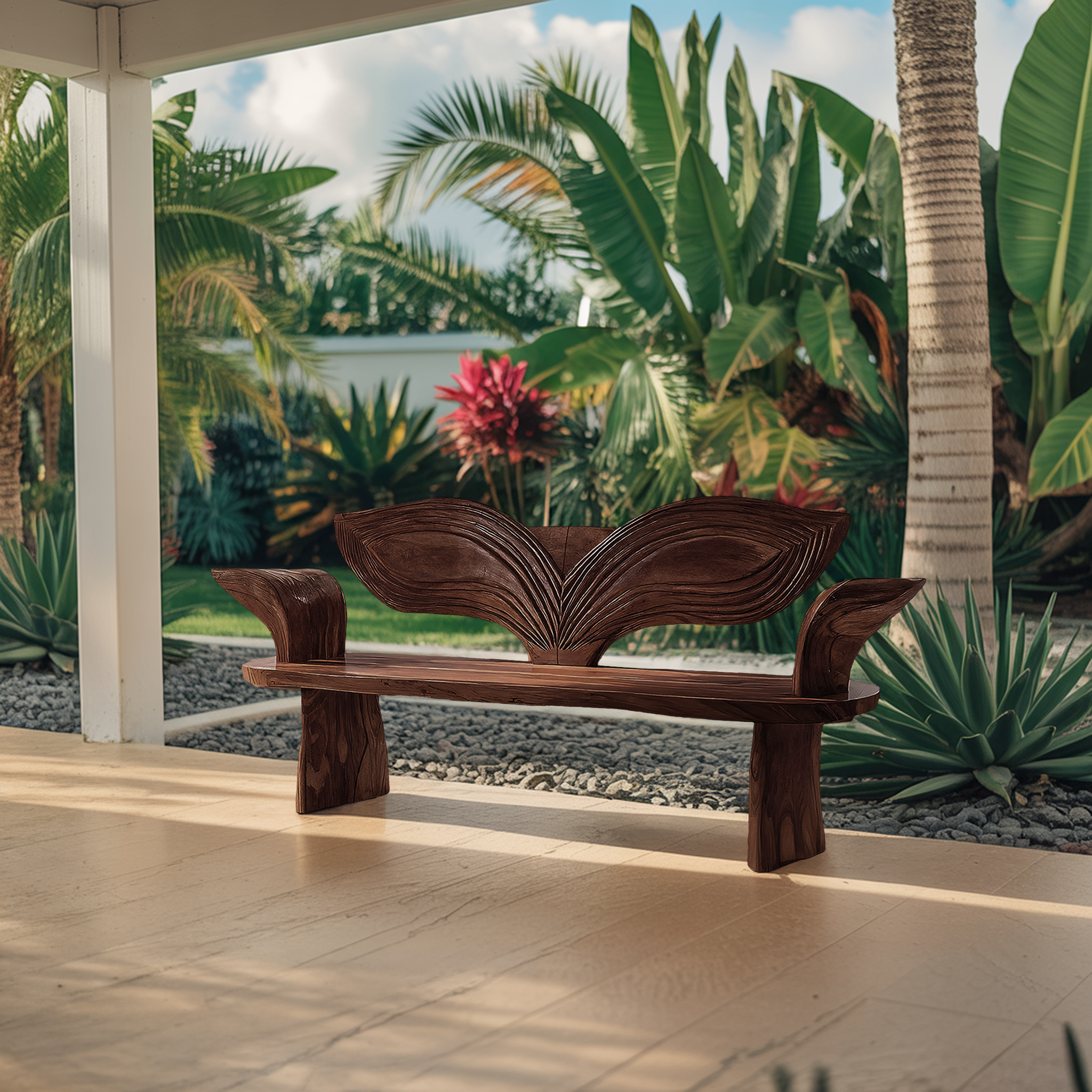 Rustic Solid Wood Entryway Bench For Hallway Furniture