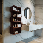 Minimal Wall Bathroom Shelf For Bathroom Interior