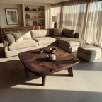Modern Live Edge Coffee Table For Living Room Decor