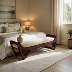Handcrafted Bedroom Bench For Functional Furniture Styling