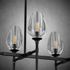 Modern Tulip Linear Chandelier for Dining Room and Bedroom