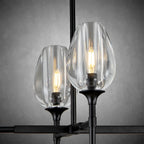 Modern Tulip Linear Chandelier for Dining Room and Bedroom
