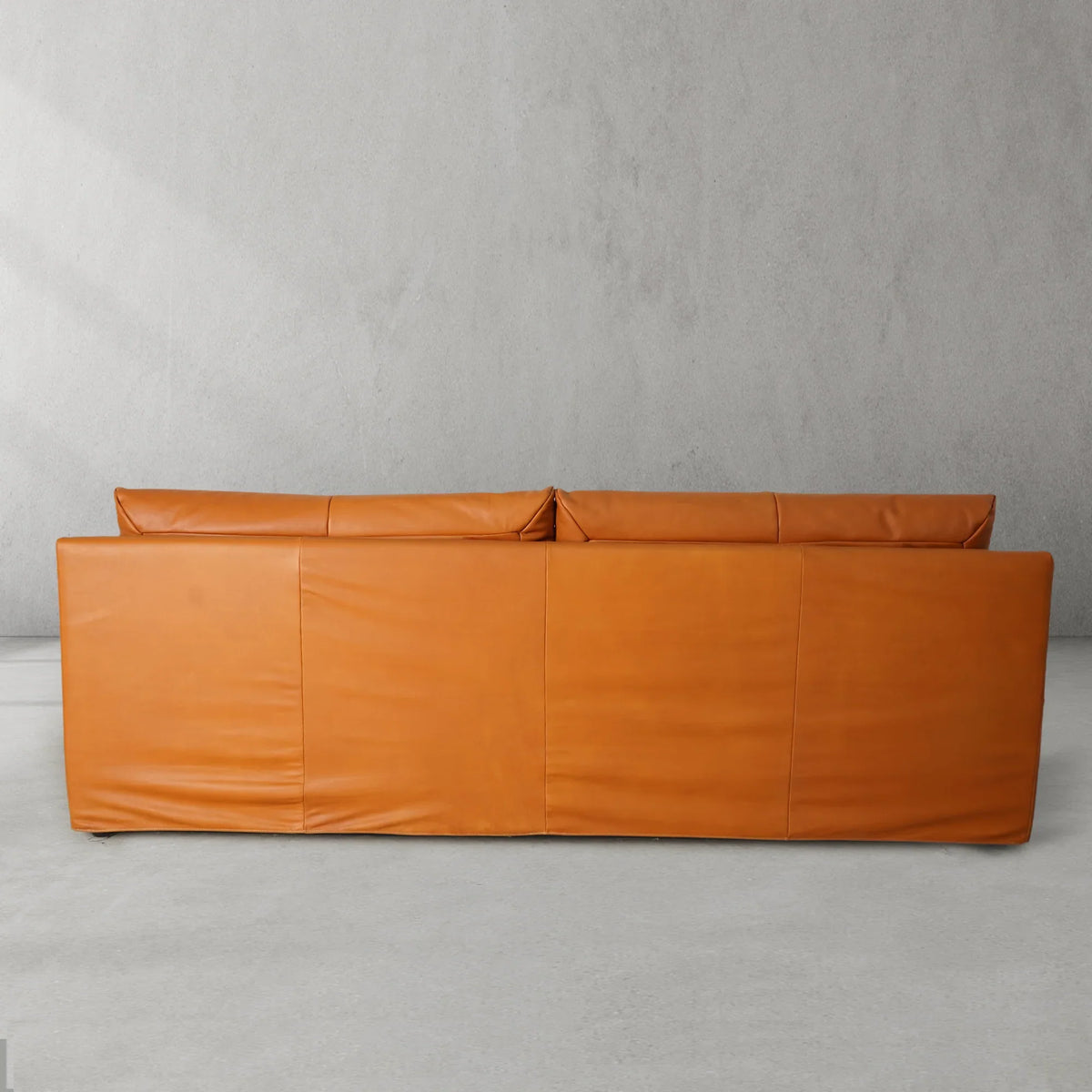 Mercury Warm Cognac Sofa 95"